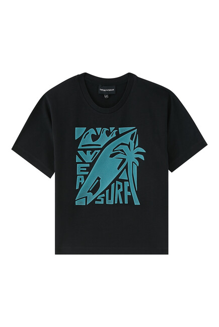 Kids Surf Print T-Shirt